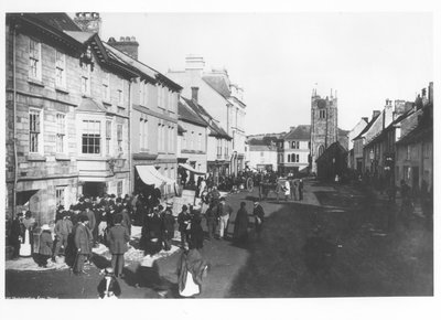 Market at Okehampton, Devon by French Photographer